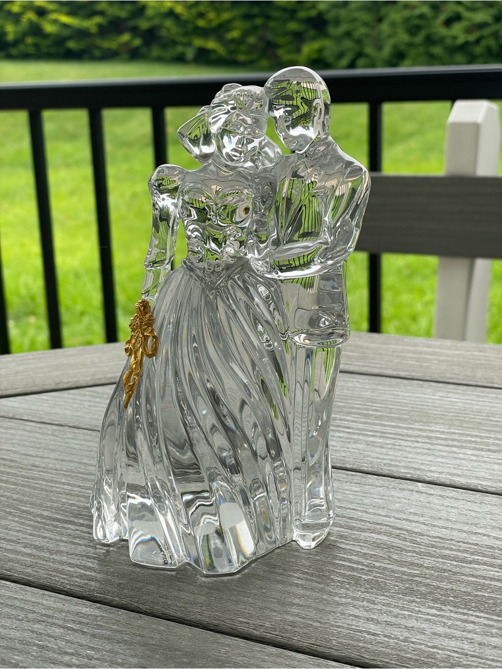 Lenox Wedding Promises Collection Solid Crystal Bride and Groom Figurine